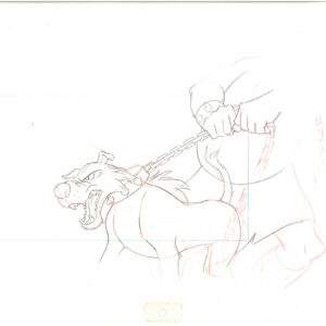 Wild Dog-3 Original Production Disney Drawings from the Black Cauldron (1985) - Image 3