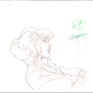 3 TMNT Original Production Drawings - Featuring April