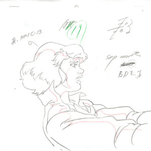 3 TMNT Original Production Drawings - Featuring April - Image 4