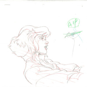 3 TMNT Original Production Drawings - Featuring April - Image 3