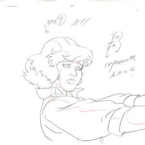 3 TMNT Original Production Drawings - Featuring April