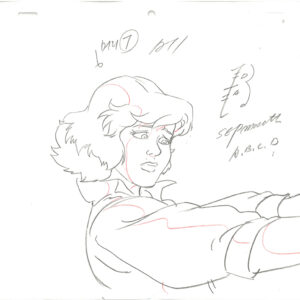 3 TMNT Original Production Drawings - Featuring April - Image 3