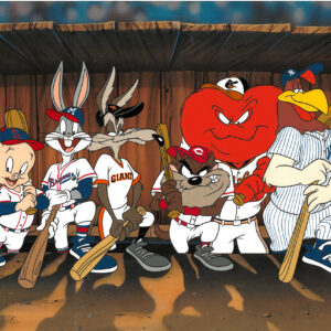 3000 Hit Club Looney Tunes/MLB Hand-Painted Prototype Cel