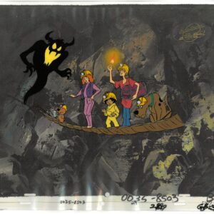 Scooby-Doo & Gang-Original Multi-Cel Production Set-Up with Hanna-Barbera Seal (c. 1985)