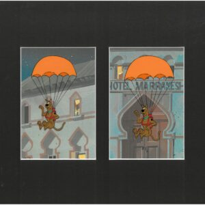 2 Scooby-Doo-Original Production Cels from the 13 Ghosts of Scooby-Doo (c. 1985)