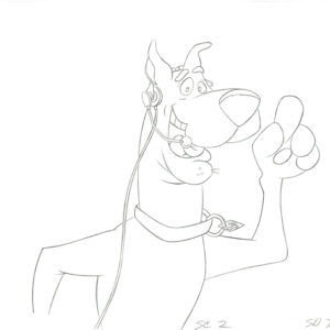 2 Scooby & Magilla Gorilla Original Production Drawings for Purina Super Bowl Sweepstakes Commercial (1995) - Image 3