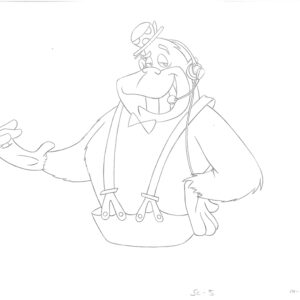 2 Scooby & Magilla Gorilla Original Production Drawings for Purina Super Bowl Sweepstakes Commercial (1995) - Image 2