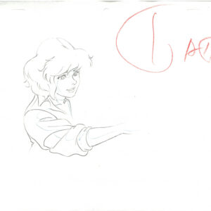 3 TMNT Original Production Drawings - Featuring April & Michelangelo - Image 3