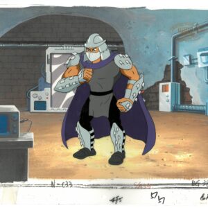 Shredder of TMNT Turtles - Original Production Cel with MWS Seal