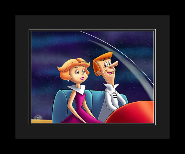 HB-Jetsons-George&Jane-16x20-FRAMED