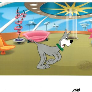 The Jetsons - Original Production Cel with Hanna-Barbera Seal- Astro (c. 1985-1987)