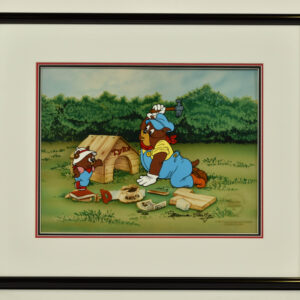 Spike And Tyke Hand-Painted Turner Home Entertainment Cel Signed- Marcia Fertig -FRAMED - Image 1