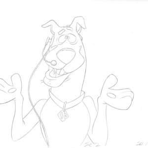 2 Scooby & Magilla Gorilla Original Production Drawings for Purina Super Bowl Sweepstakes Commercial (1995) - Image 1