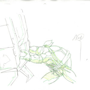4 TMNT Original Production Drawings - Featuring Raphael - Image 4