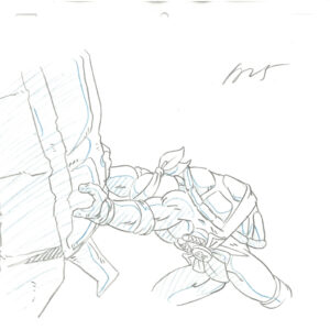 4 TMNT Original Production Drawings - Featuring Raphael - Image 3