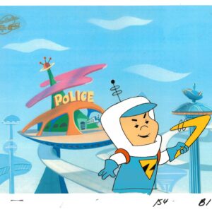 The Jetsons - Original 1980's Production Cel with Hanna-Barbera Seal- Elroy