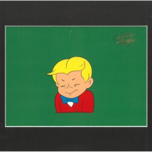 Richie Rich- Original 1980's Production Cel with Hanna-Barbera Seal