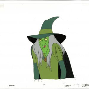 Saturna - Original 1980 Multi-Cel Production Set-Up/Matching Drawing - "The Trouble with Miss Switch"