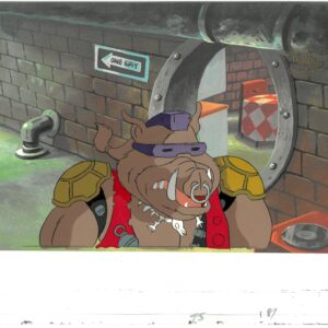 Bebop of TMNT Turtles - Original Production Cel with MWS Seal - Image 1
